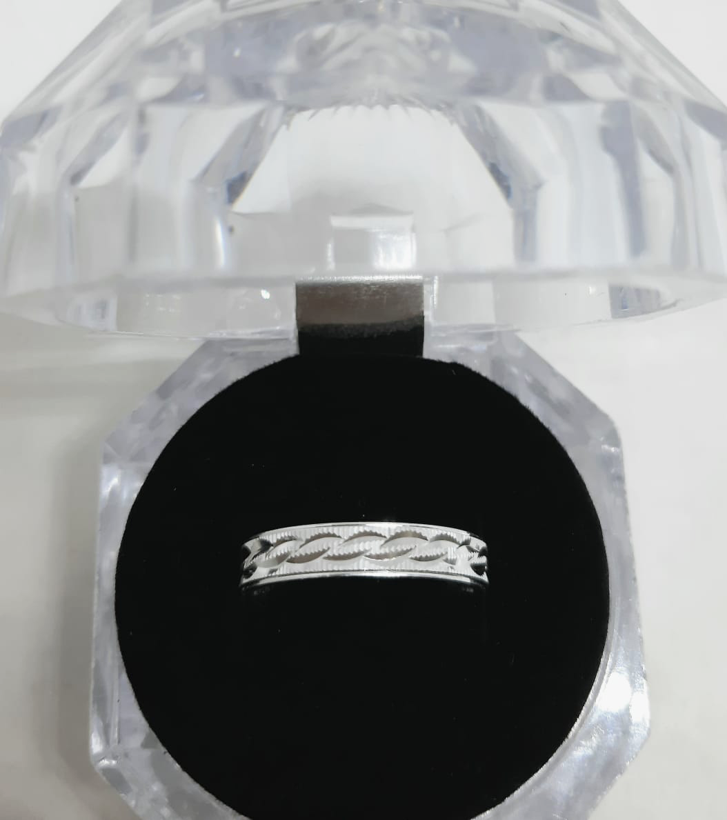Silver Gents Wedding Ring